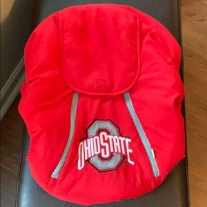 Car seat carrier cover. Ohio state.